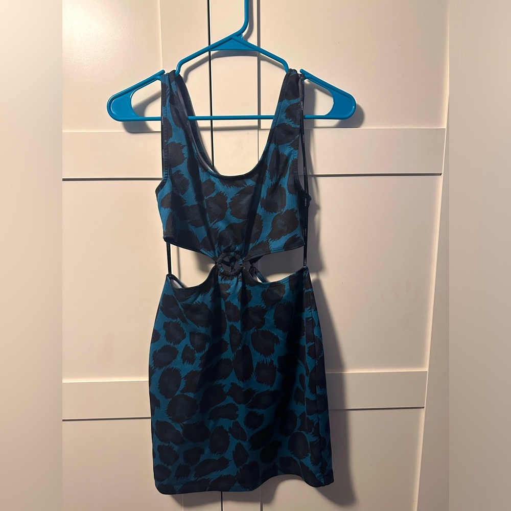 NWOT Forever 21 Animal Print Cutout Dress